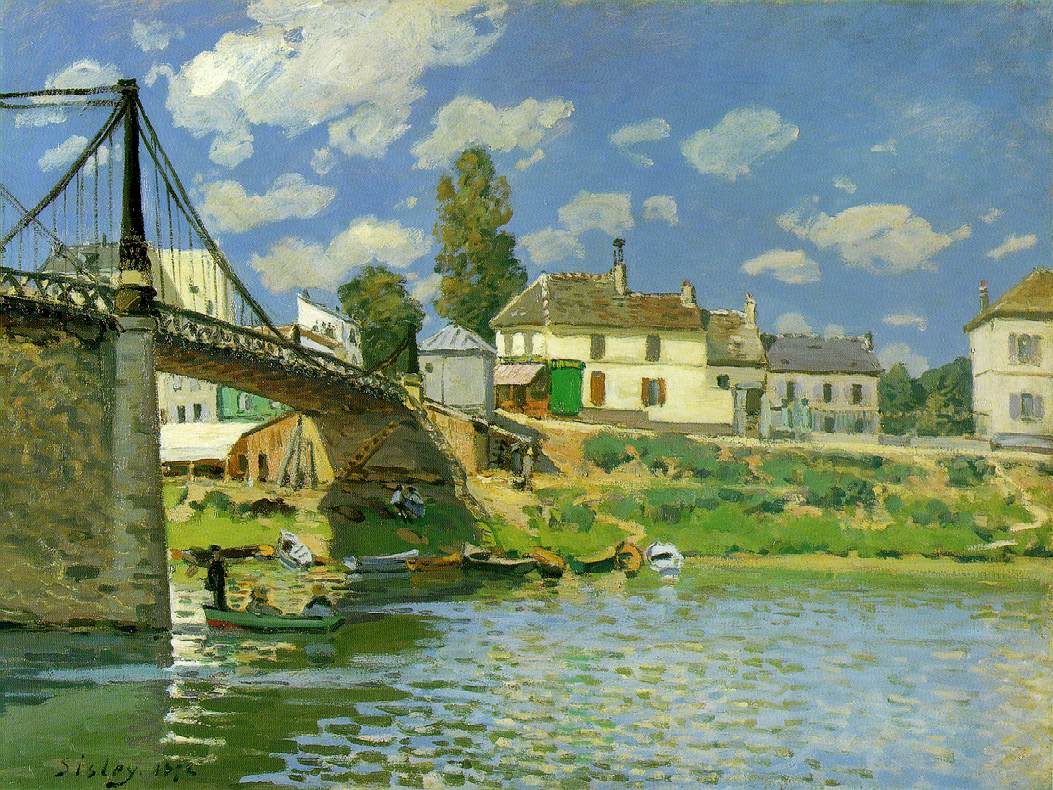 Alfred-Sisley--Most-ve-Villeneuve-la-Garenne