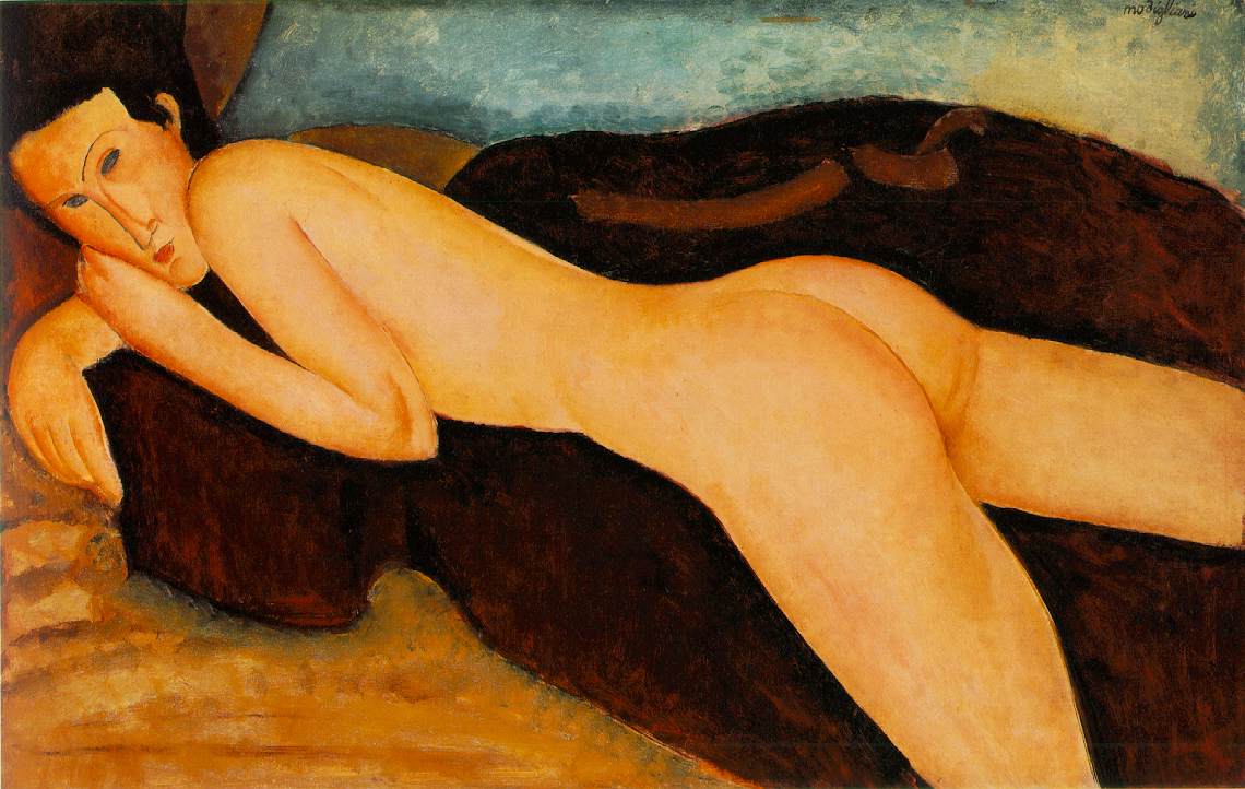 Amedeo-Modigliani--Nu-couche-de-dos