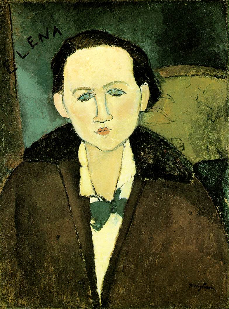 Amedeo-Modigliani--Portret-Eleny-Pavlowski