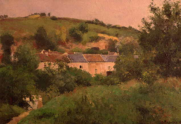 pissarro_village-path