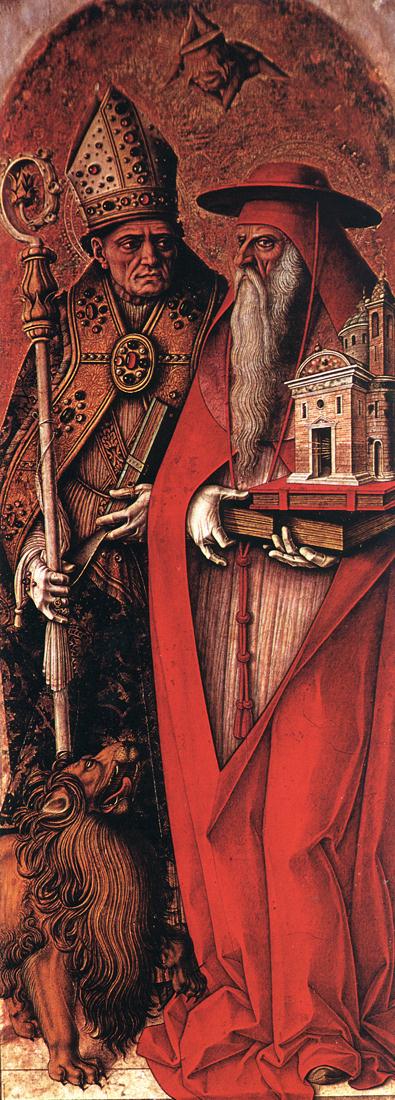 Carlo-Crivelli--Sv_-Jeronym-a-Sv_-Augustyn