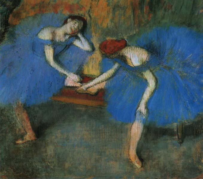 Edgar-Germain-Hilaire-Degas--Tanecnice-v-modrem