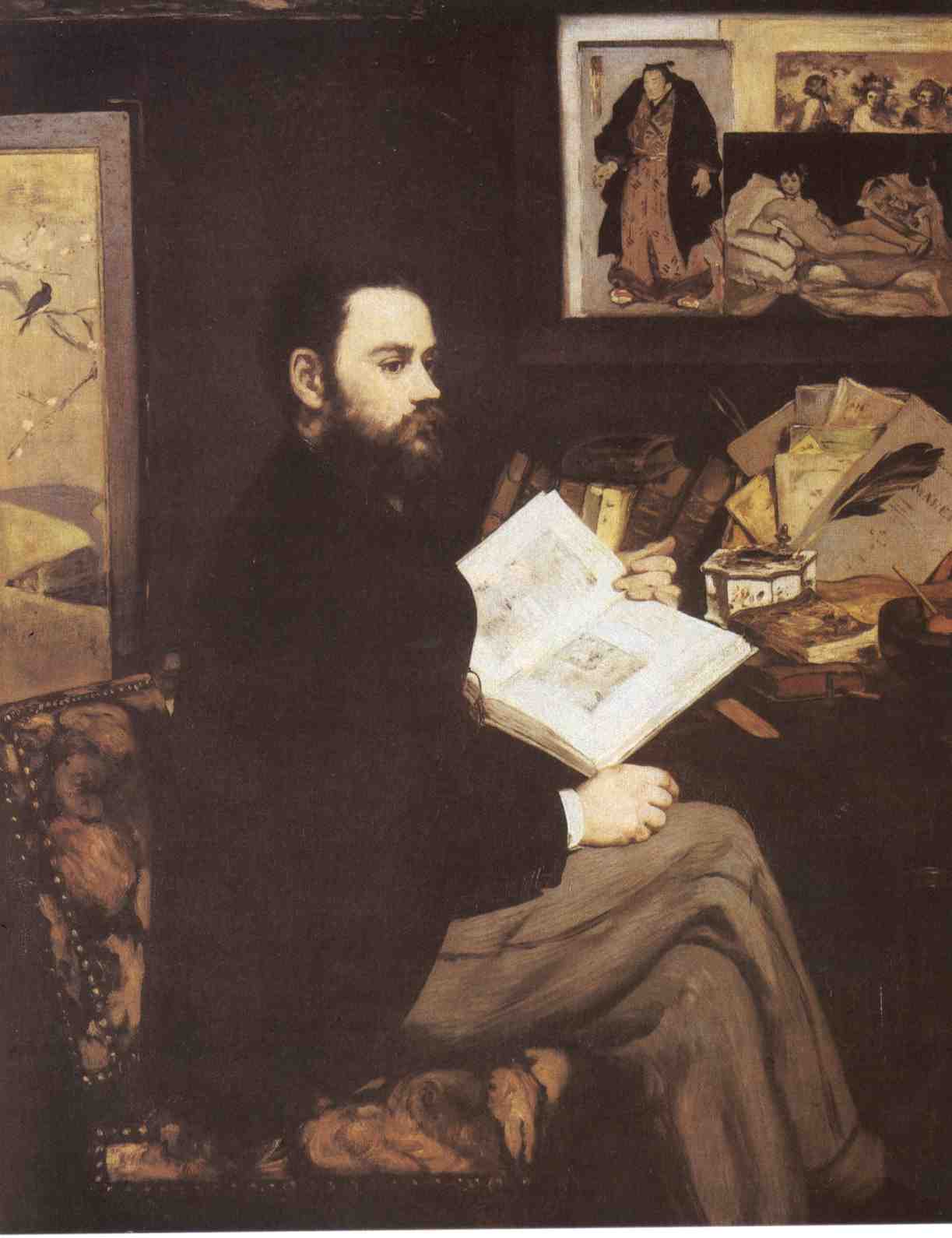 Edouard-Manet--Portret-Emila-Zoly