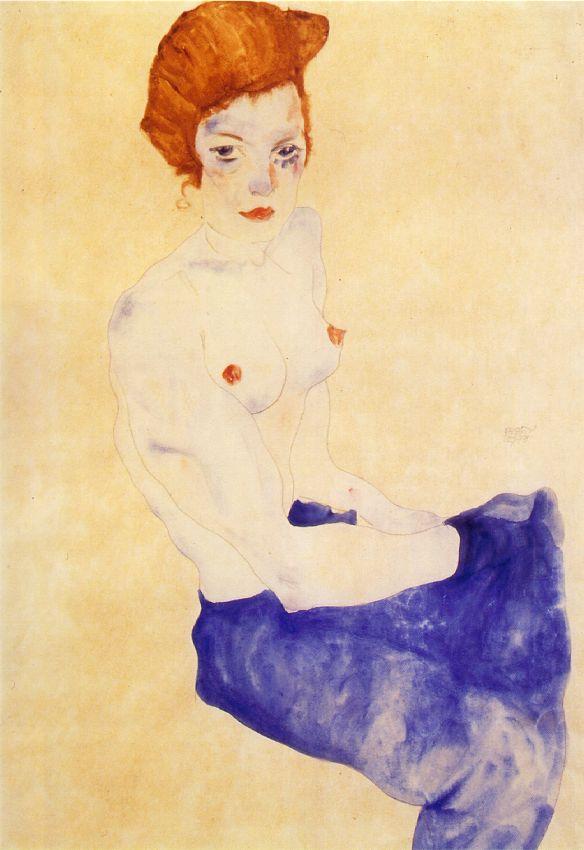 Egon-Schiele--Sedici-divka