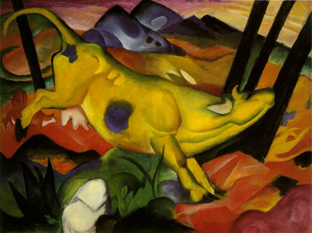 Franz-Marc--Zluta-krava