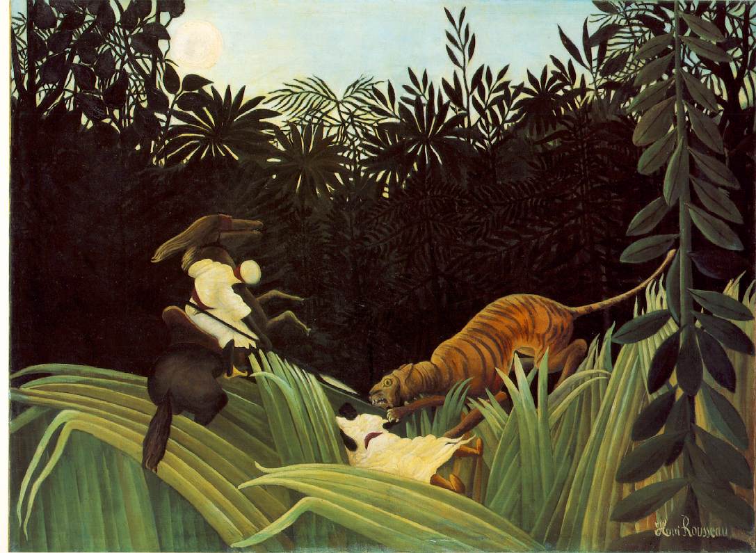 Henri-Rousseau--Eclaireur-attaque-par-un-tigre