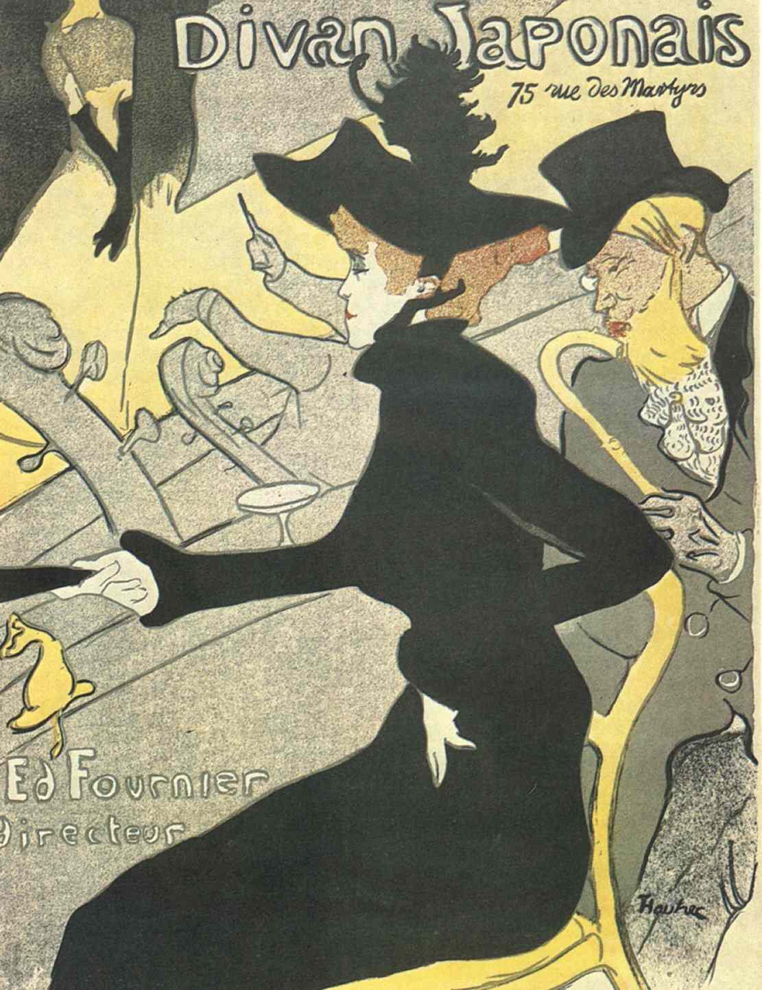 Henri-Marie-Raymond-de-Toulouse-Lautrec-Monfa--Divan-Japonais