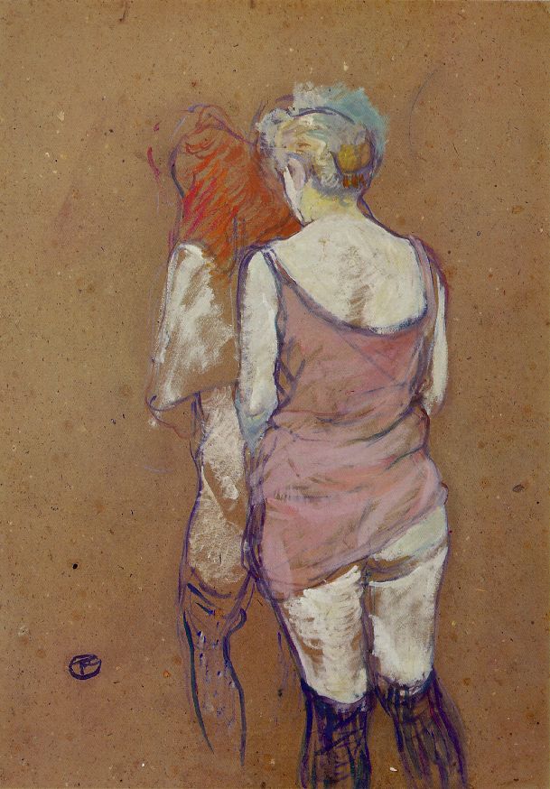 two-half-naked-women