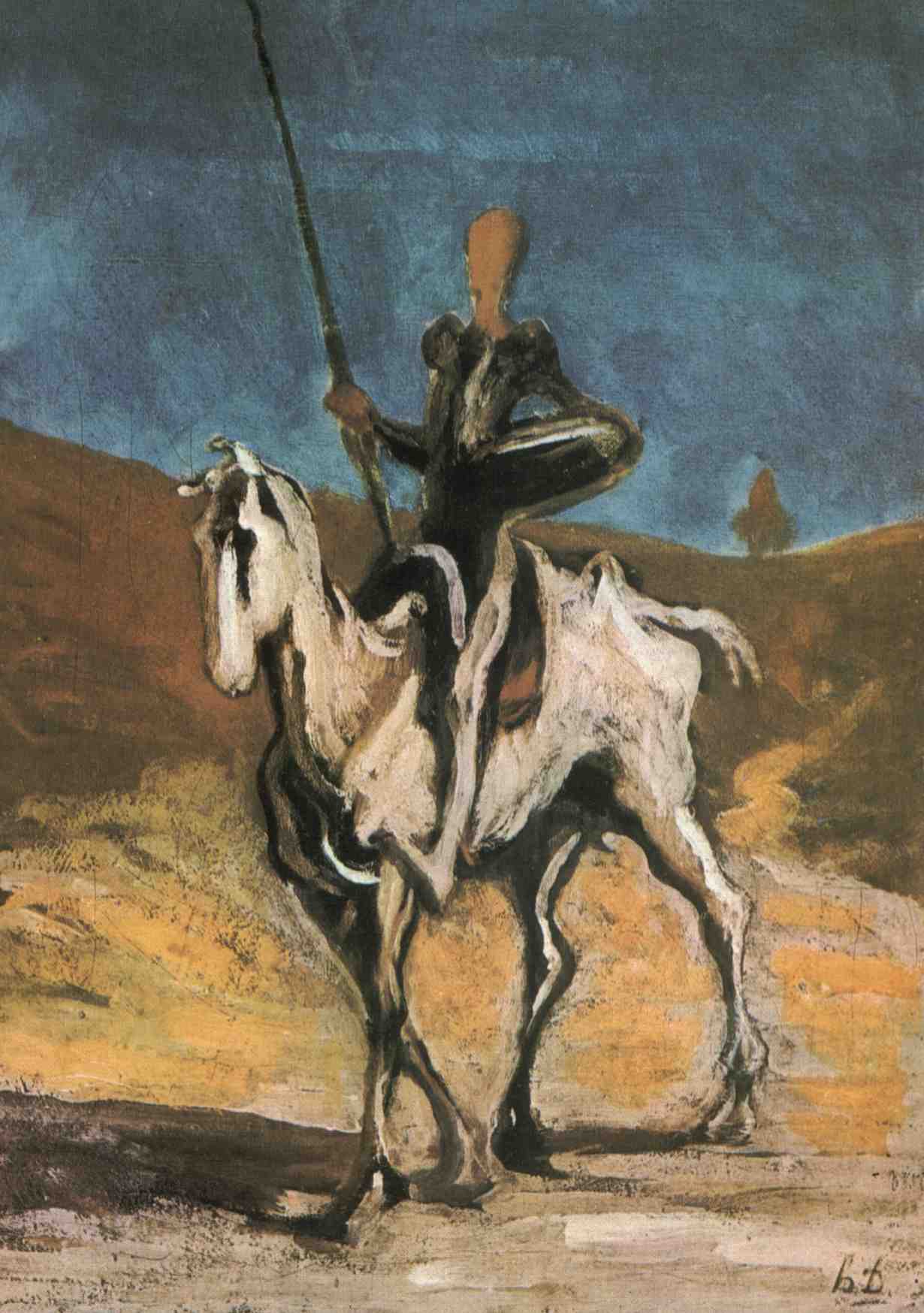 Honore-Daumier--Don-Quijote