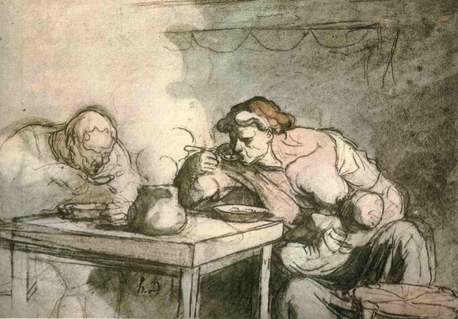 Honore-Daumier--Polevka