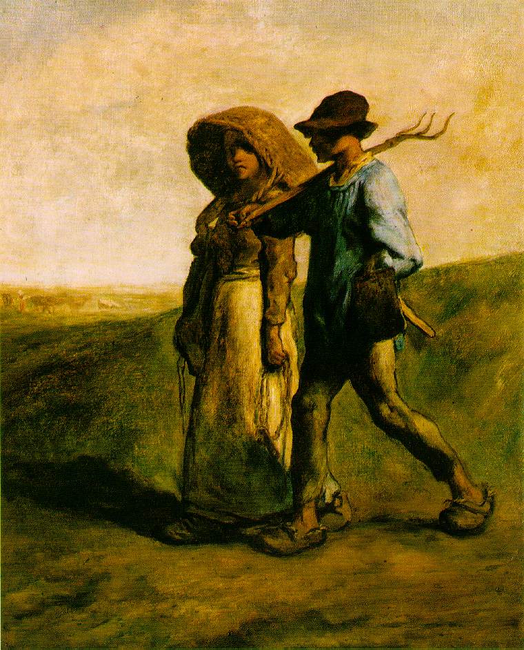 Jean-Francois-Millet--Odchod-do-prace