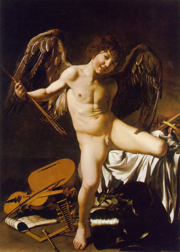 Michelangelo-Merisi-%28Caravaggio%29--Amor-Vincit-Omnia