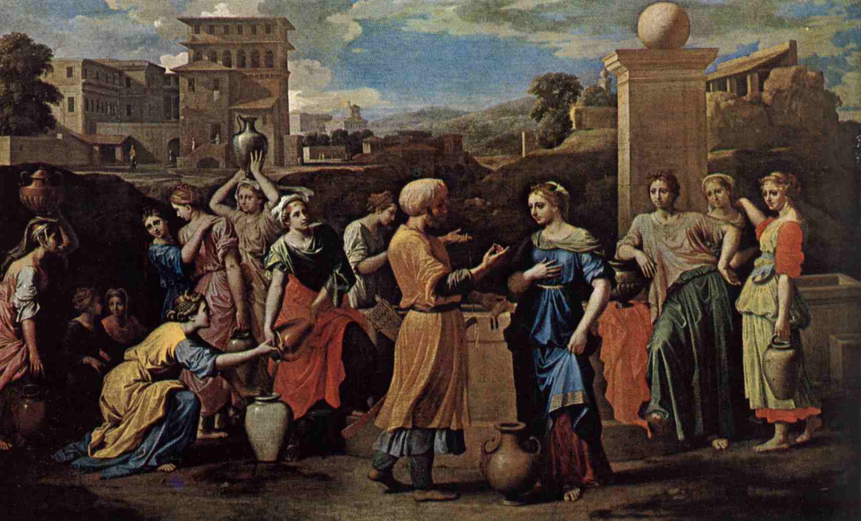 Nicolas-Poussin--Eleazar-a-Rebeka-u-studne