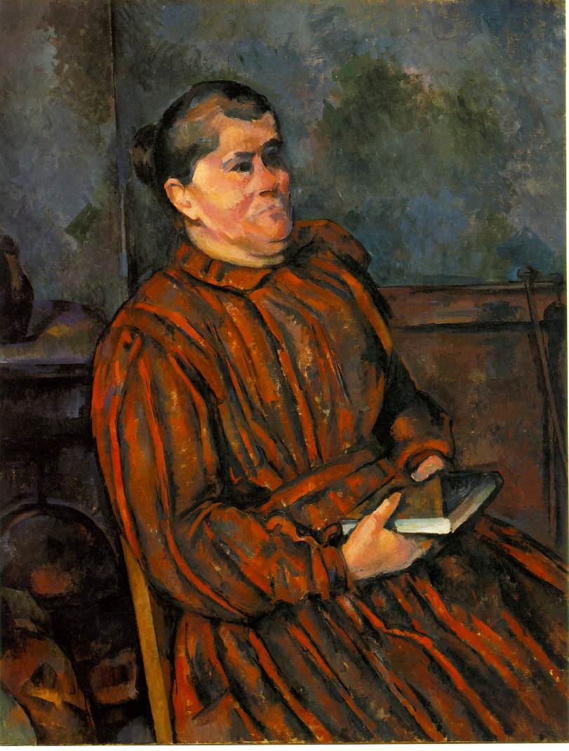 cezanne_woman-red-striped