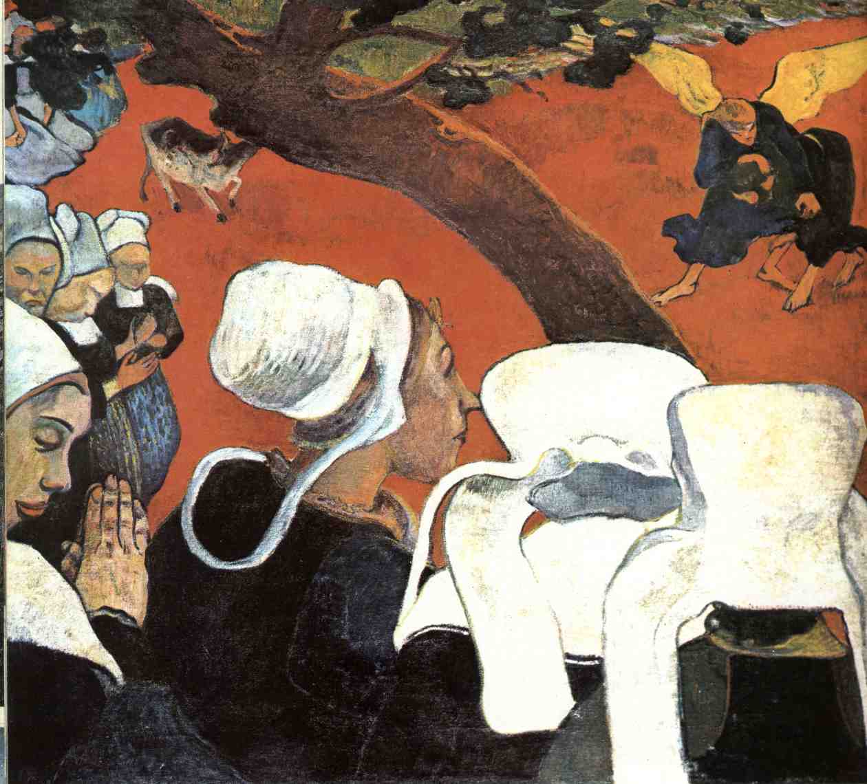 Paul-Gauguin--Videni-po-kazani-neboli-Jakubuv-zapas-s-andelem