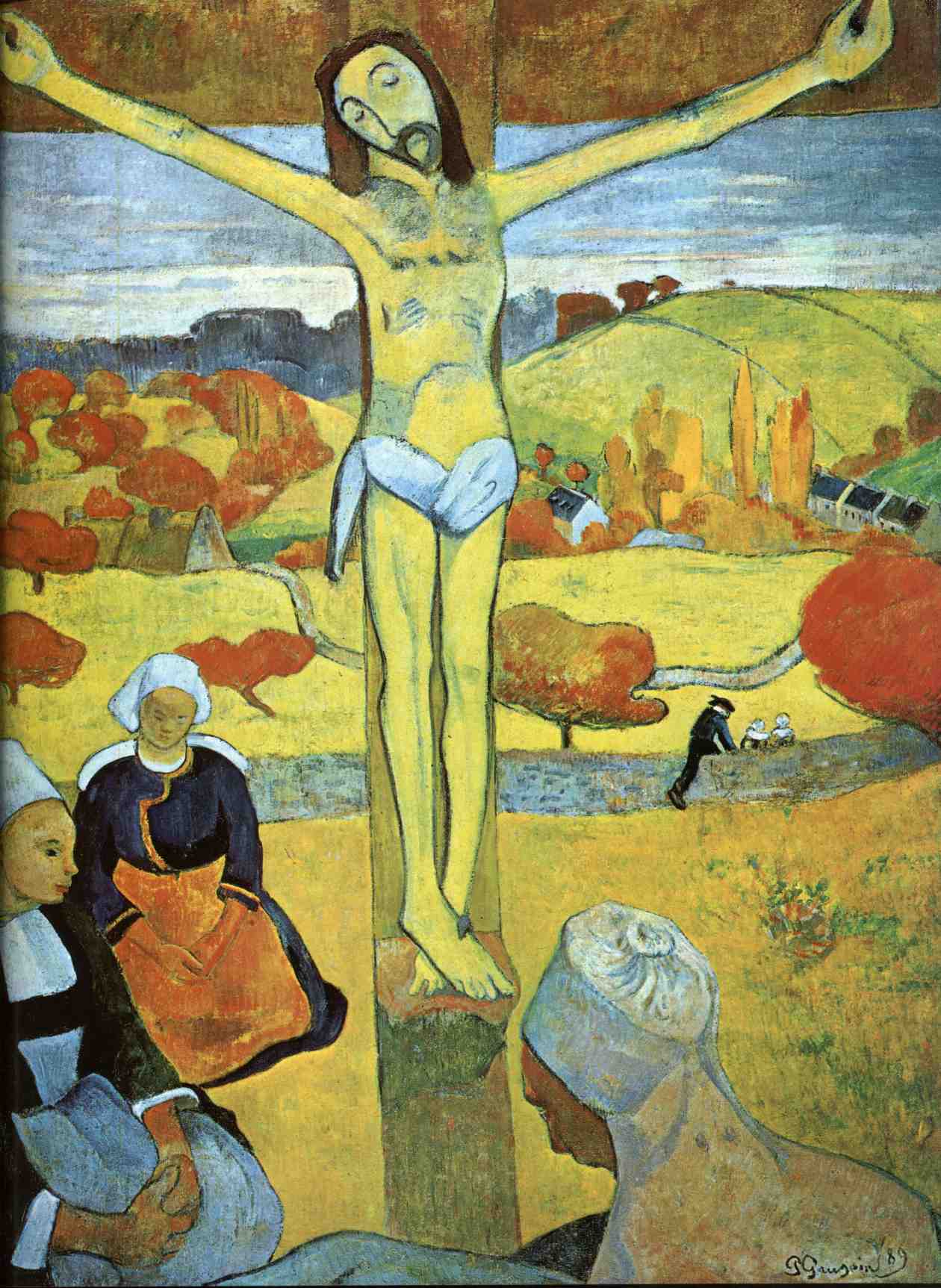 Paul-Gauguin--Zluty-Kristus