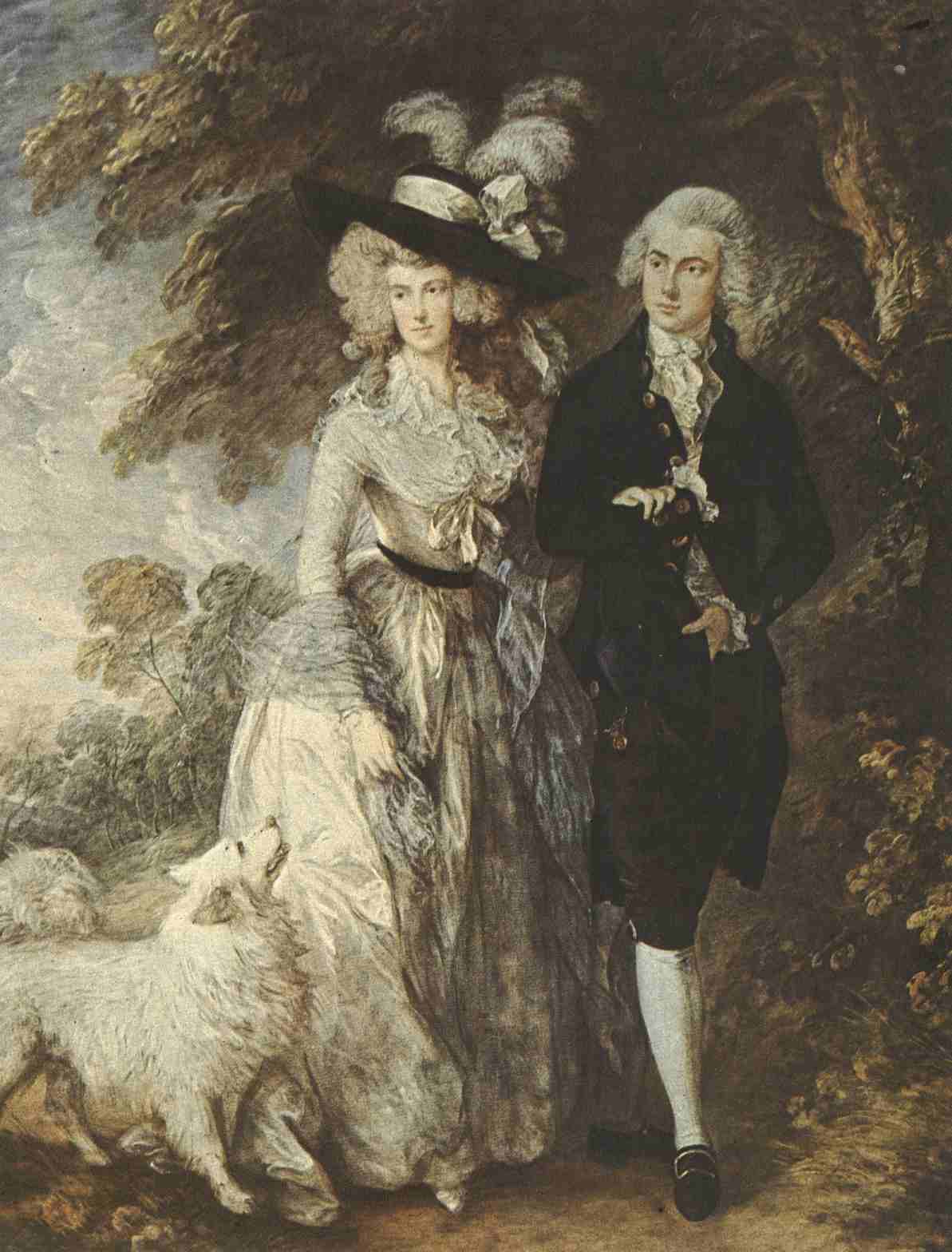 Thomas-Gainsborough--Ranni-prochazka-aneb-William-Hallett-se-svou-choti-Elisabeth