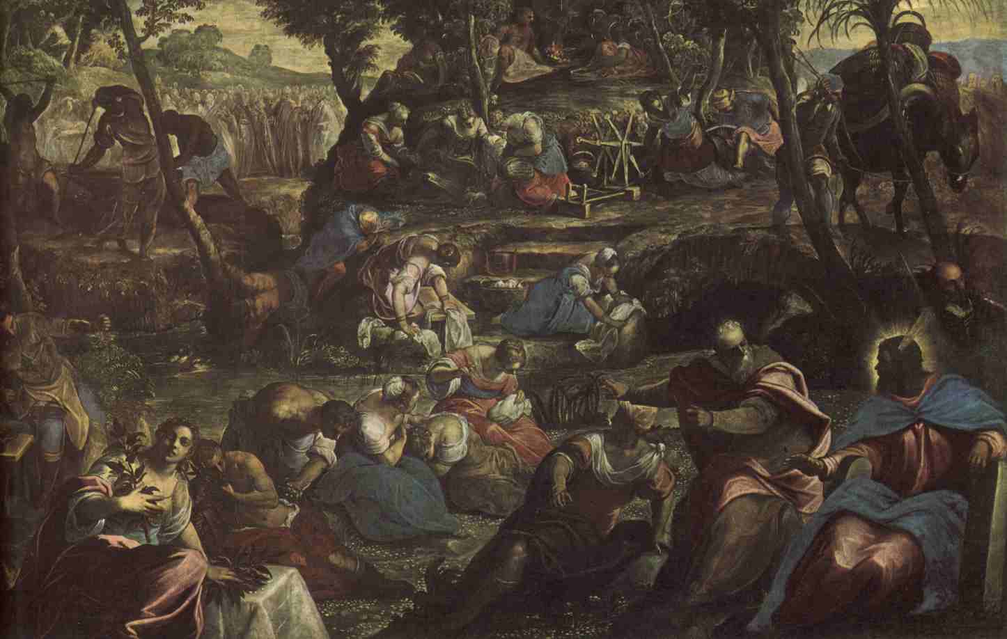 Jacopo-Robusti-%28Tintoretto%29--Kristus-kraci-po-vode